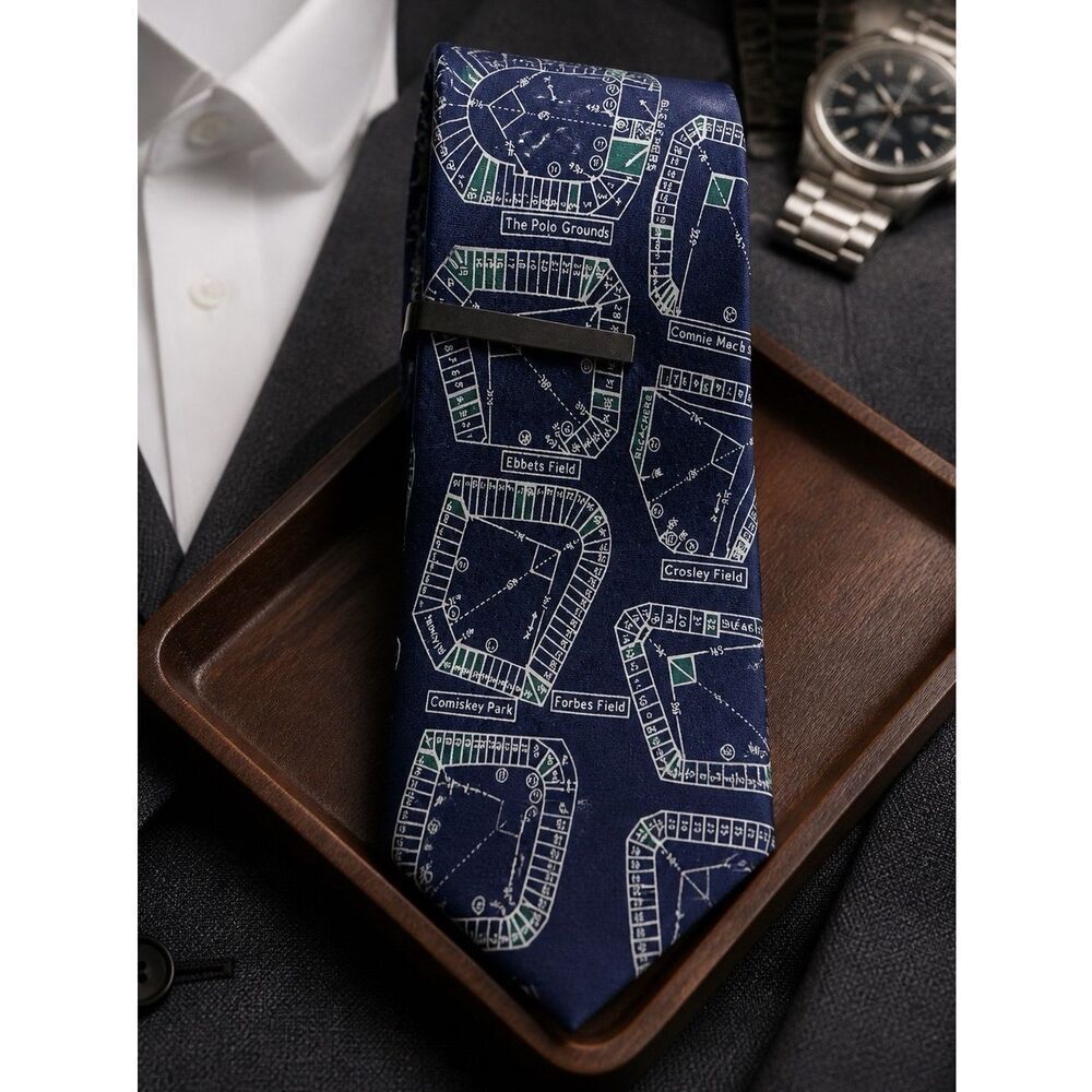 For the Baseball Lover - Josh Bach 61” Silk Tie